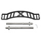Гриф швейцарський мультихват Multi Grip Swiss Bar MDbuddy TA-3344 довжина 2,12 м ø50мм чорний