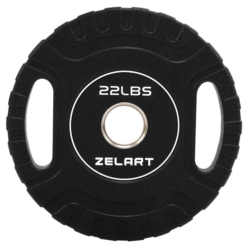 Блини диски CPU покриття 2 Handle металева втулка Zelart TA-3438-10 ø51мм 10кг чорний