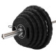 Блини диски CPU покриття 2 Handle металева втулка Zelart TA-3438-10 ø51мм 10кг чорний