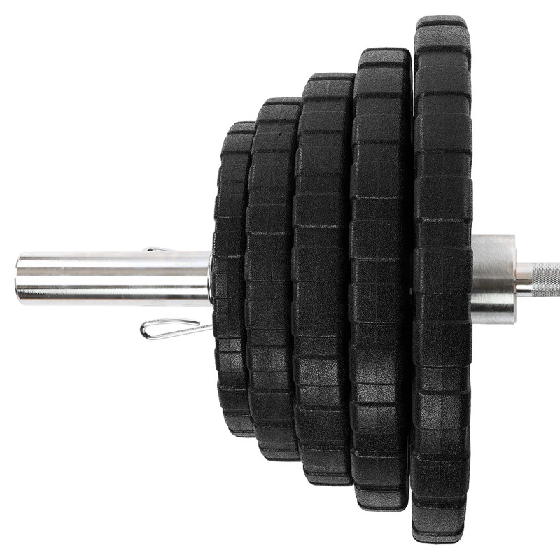 Блини диски CPU покриття 2 Handle металева втулка Zelart TA-3438-10 ø51мм 10кг чорний