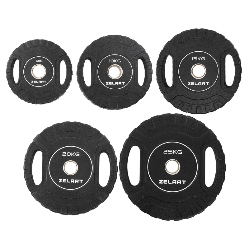 Блини диски CPU покриття 2 Handle металева втулка Zelart TA-3438-15 ø51мм 15кг чорний