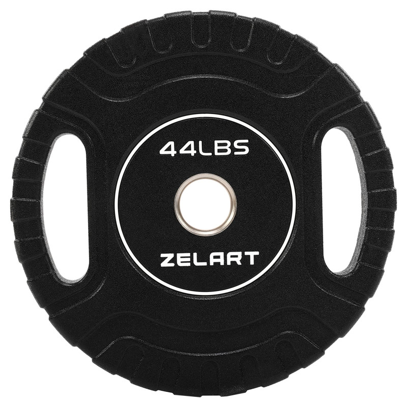Блини диски CPU покриття 2 Handle металева втулка Zelart TA-3438-20 ø51мм 20кг чорний
