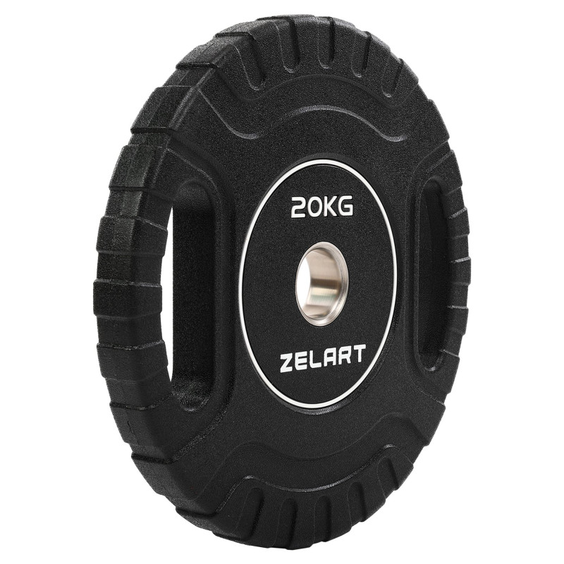 Блини диски CPU покриття 2 Handle металева втулка Zelart TA-3438-20 ø51мм 20кг чорний
