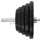 Блини диски CPU покриття 2 Handle металева втулка Zelart TA-3438-25 ø51мм 25кг чорний