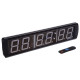Таймер спортивний інтервальний для залу з пультом GYM TIMER Zelart TA-3649 73x15,5x4см чорний