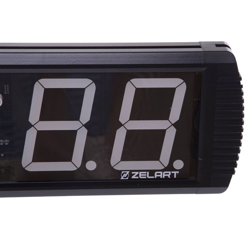 Таймер спортивний інтервальний для залу з пультом GYM TIMER Zelart TA-3649 73x15,5x4см чорний