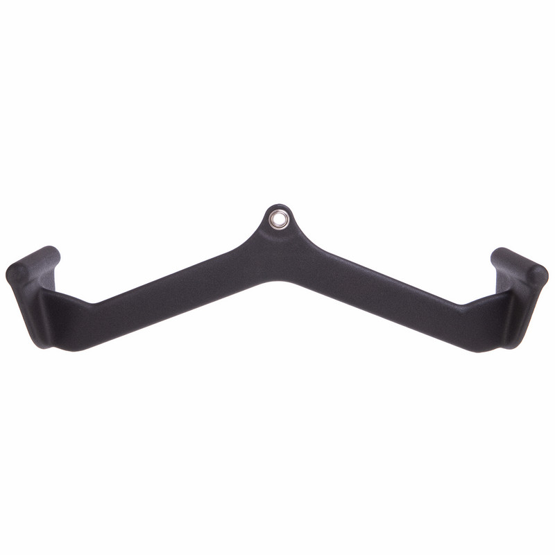 Рукоятка для тяги із середнім хватом Mide Grip нековзне покриття LINUO FITNESS TA-3700-56 54см чорний