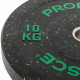 Бамперні диски із структурної гуми Bumper Plates Record TA-4782-10 51мм 10кг чорний-зелений