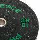 Бамперні диски із структурної гуми Bumper Plates Record TA-4782-10 51мм 10кг чорний-зелений