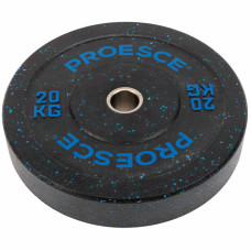 Бамперні диски із структурної гуми Bumper Plates Record TA-4782-20 51мм 20кг чорний-синій