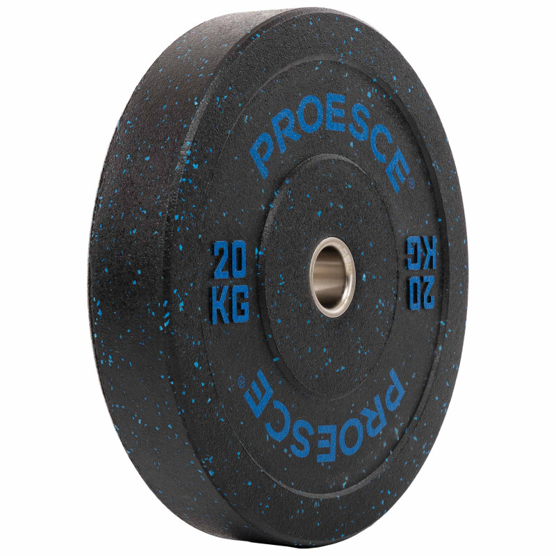 Бамперні диски із структурної гуми Bumper Plates Record TA-4782-20 51мм 20кг чорний-синій