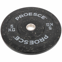 Бамперні диски із структурної гуми Bumper Plates Record TA-4782-5 51мм 5кг чорний-сірий