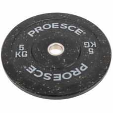 Бамперні диски із структурної гуми Bumper Plates Record TA-4782-5 51мм 5кг чорний-сірий