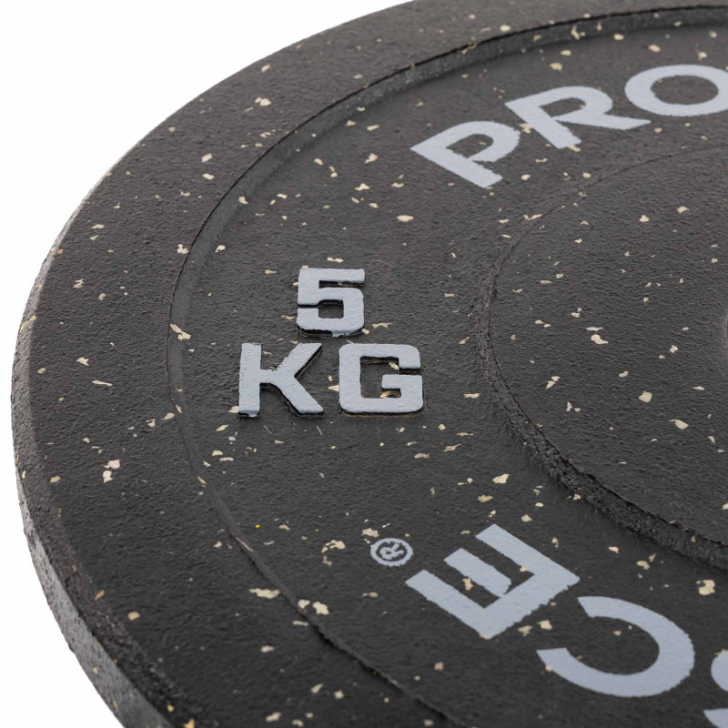 Бамперні диски із структурної гуми Bumper Plates Record TA-4782-5 51мм 5кг чорний-сірий