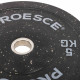 Бамперні диски із структурної гуми Bumper Plates Record TA-4782-5 51мм 5кг чорний-сірий