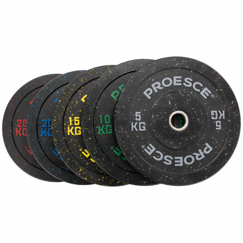 Бамперні диски із структурної гуми Bumper Plates Record TA-4782-5 51мм 5кг чорний-сірий