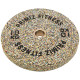 Бамперні диски із структурної гуми Bumper Plates Record TA-4787-10 51мм 10кг сірий