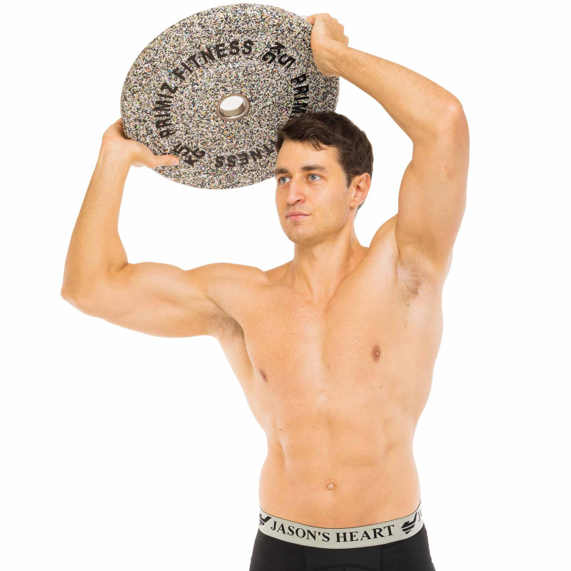 Бамперні диски із структурної гуми Bumper Plates Record TA-4787-5 51мм 5кг сірий