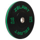 Бамперні диски гумові Bumper Plates Zelart TA-4790-10 51мм 10кг чорний-зелений