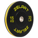 Бамперні диски гумові Bumper Plates Zelart TA-4790-15 51мм 15кг чорний-жовтий