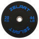 Бамперні диски гумові Bumper Plates Zelart TA-4790-20 51мм 20кг чорний-синій
