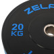 Бамперні диски гумові Bumper Plates Zelart TA-4790-20 51мм 20кг чорний-синій