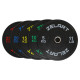 Бамперні диски гумові Bumper Plates Zelart TA-4790-20 51мм 20кг чорний-синій
