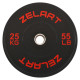 Бамперні диски гумові Bumper Plates Zelart TA-4790-25 51мм 25кг чорний-червоний