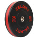 Бамперні диски гумові Bumper Plates Zelart TA-4790-25 51мм 25кг чорний-червоний