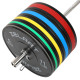 Бамперні диски гумові Bumper Plates Zelart TA-4790-5 51мм 5кг чорний-сірий