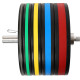 Бамперні диски гумові Bumper Plates Zelart TA-4790-5 51мм 5кг чорний-сірий
