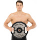 Млинці диски гумові 2 Handle металева втулка Zelart TA-4792-10 51мм 10кг чорний-сірий