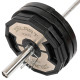 Млинці диски гумові 2 Handle металева втулка Zelart TA-4792-20 51мм 20кг чорний