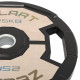 Млинці диски гумові 2 Handle металева втулка Zelart TA-4792-25 51мм 25кг чорний