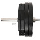 Млинці диски гумові 2 Handle металева втулка Zelart TA-4792-25 51мм 25кг чорний