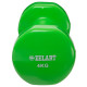 Гантелі для фітнесу вінілові Zelart Beauty TA-5225-4 2шт 4кг кольори в асортименті