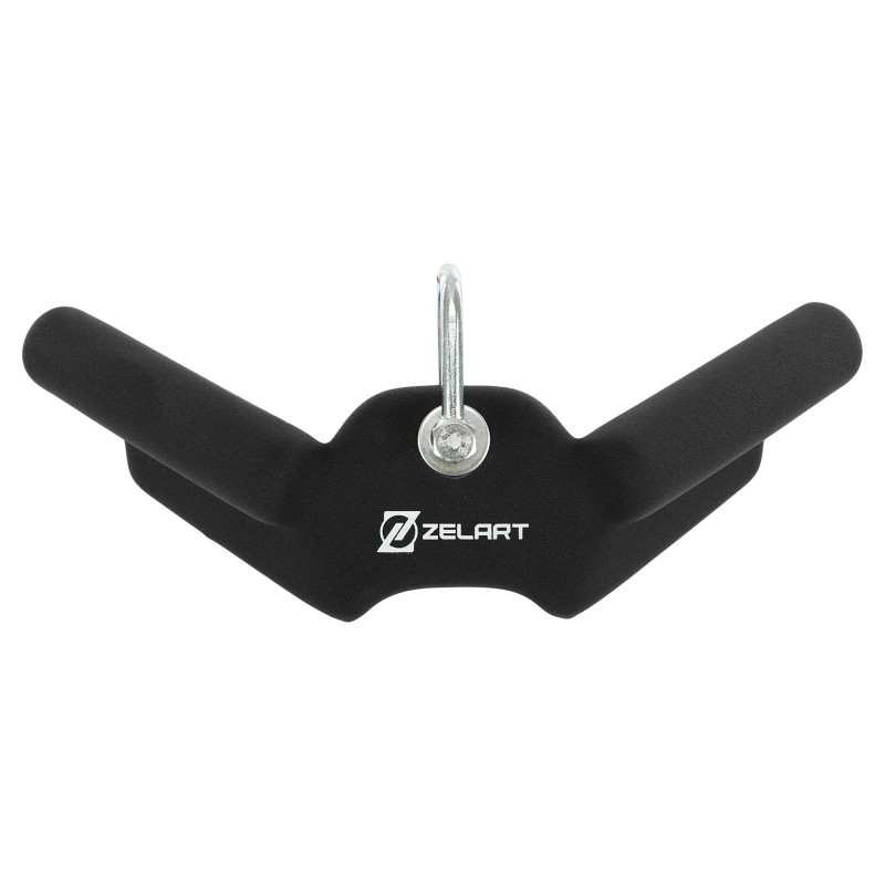 Рукоятка для тяги з вузьким хватом Pull Down Handle нековзне покриття Mdbuddy TA-5371 розмір 30х7х14см чорний