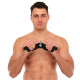 Рукоятка для тяги з вузьким хватом Pull Down Handle нековзне покриття Mdbuddy TA-5371 розмір 30х7х14см чорний
