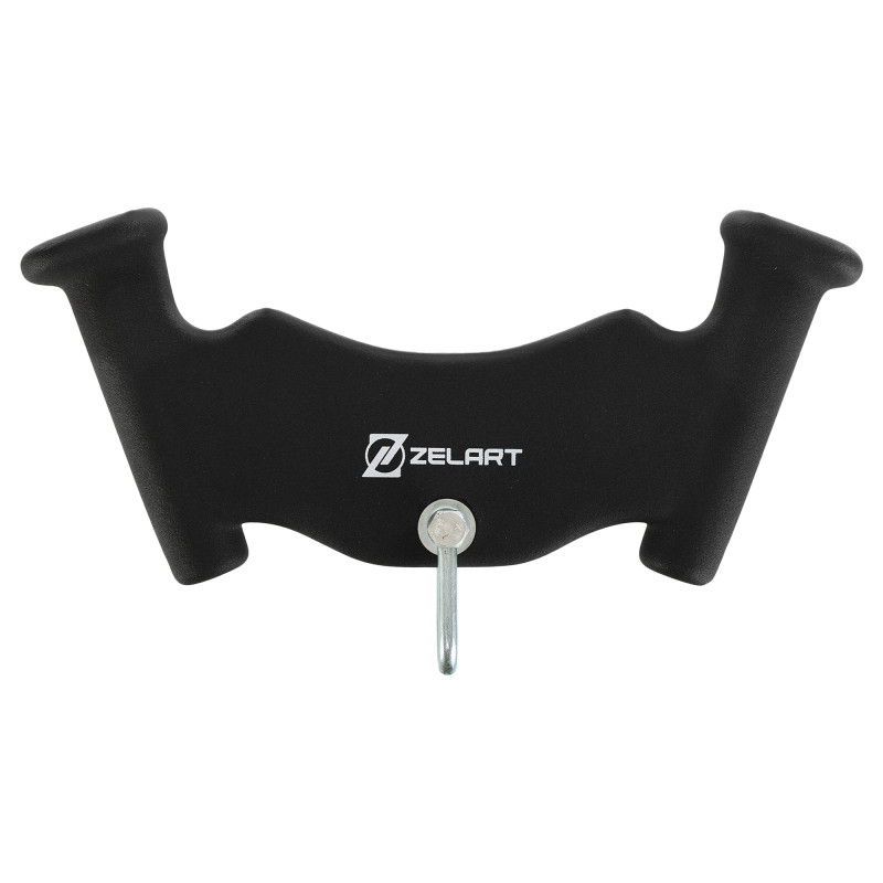 Рукоятка для тяги з вузьким хватом Pull Down Handle нековзне покриття Mdbuddy TA-5389 розмір 33х5,5х14см чорний