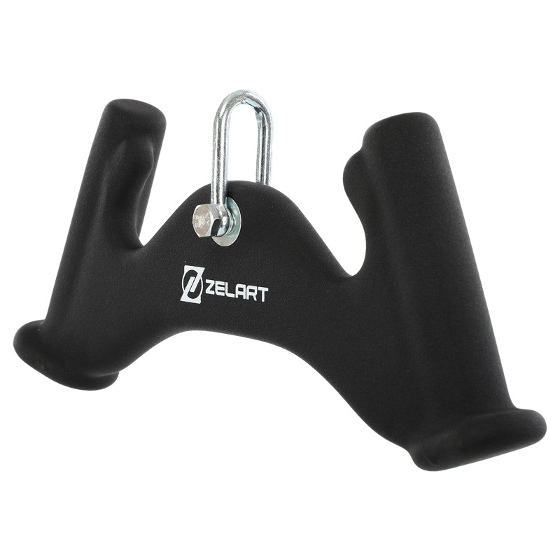 Рукоятка для тяги з вузьким хватом Pull Down Handle нековзне покриття Mdbuddy TA-5390 розмір 34х5,5х15см чорний