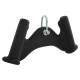 Рукоятка для тяги з вузьким хватом Pull Down Handle нековзне покриття Mdbuddy TA-5390 розмір 34х5,5х15см чорний