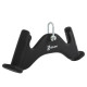 Рукоятка для тяги з вузьким хватом Pull Down Handle нековзне покриття Mdbuddy TA-5391 43,5 см чорний