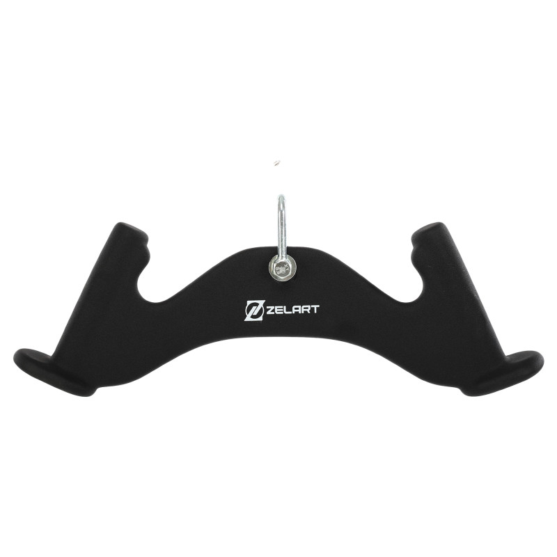 Рукоятка для тяги з вузьким хватом Pull Down Handle нековзне покриття Mdbuddy TA-5391 43,5 см чорний