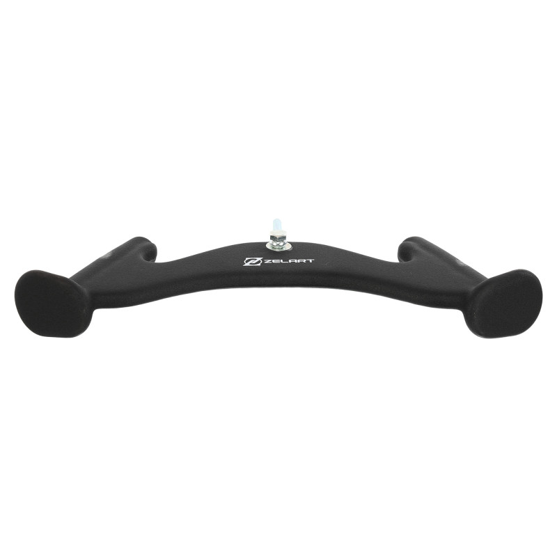 Рукоятка для тяги з вузьким хватом Pull Down Handle нековзне покриття Mdbuddy TA-5391 43,5 см чорний