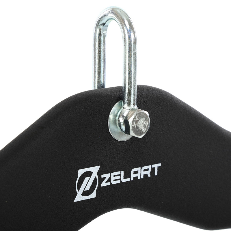 Рукоятка для тяги вниз з широким хватом Lat Pull Down Bar нековзне покриття Mdbuddy TA-5392 розмір 52х10х15см чорний