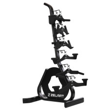 Стійка вертикальна для рукояток та ручок для тренажерів Machine Bar Rack MDbuddy TA-5396 розмір-57,3x81x156,1см чорний