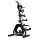 Стійка вертикальна для рукояток та ручок для тренажерів Machine Bar Rack MDbuddy TA-5396 розмір-57,3x81x156,1см чорний