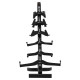 Стійка вертикальна для рукояток та ручок для тренажерів Machine Bar Rack MDbuddy TA-5396 розмір-57,3x81x156,1см чорний