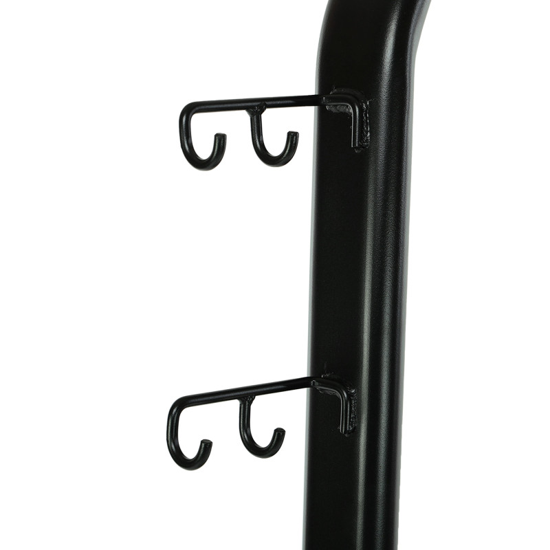 Стійка вертикальна для рукояток та ручок для тренажерів Machine Bar Rack MDbuddy TA-5396 розмір-57,3x81x156,1см чорний