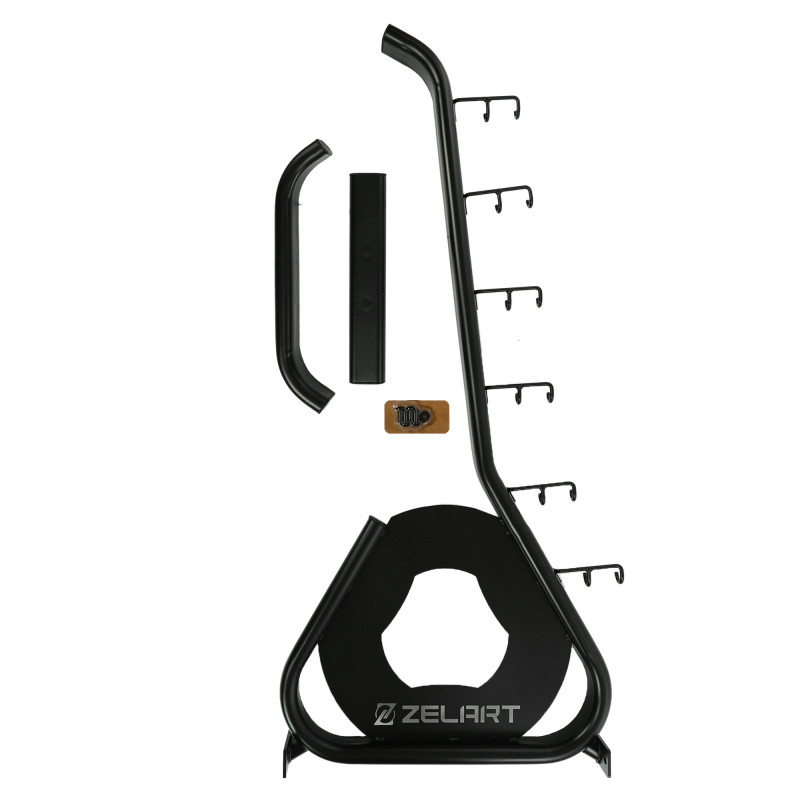 Стійка вертикальна для рукояток та ручок для тренажерів Machine Bar Rack MDbuddy TA-5396 розмір-57,3x81x156,1см чорний